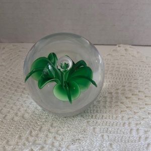 Vintage - Glass Paperweight